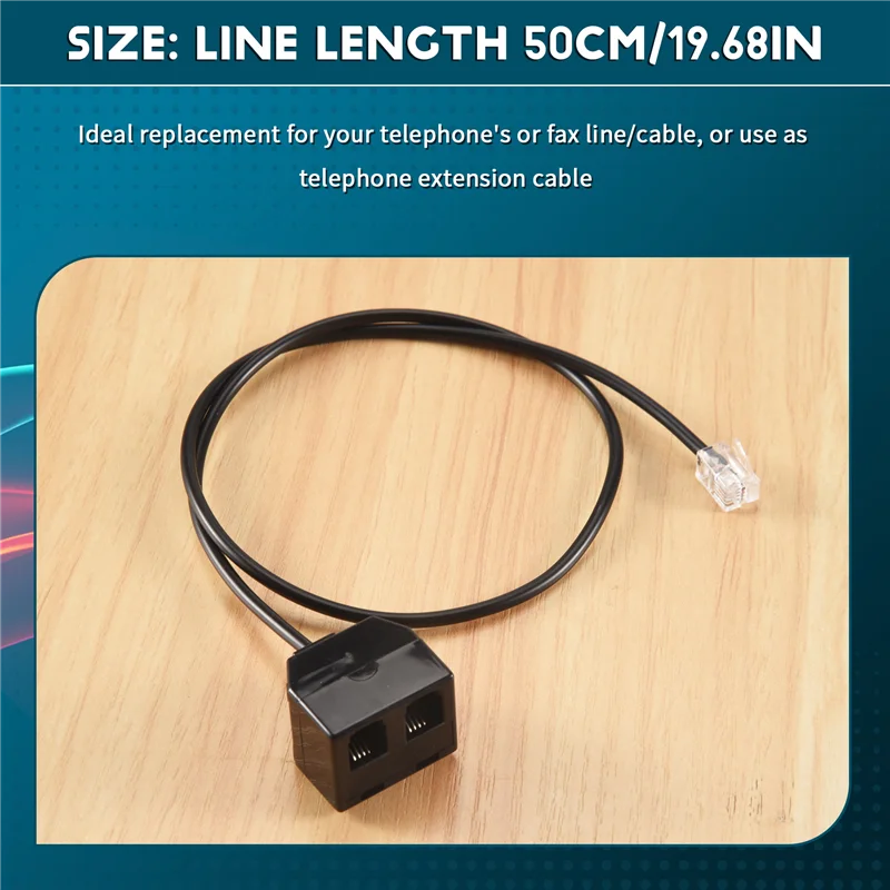A29F-RJ9 4P4C Разъем «папа» и «мама» Телефонный адаптер Кабель Провод Телефонный удлинитель