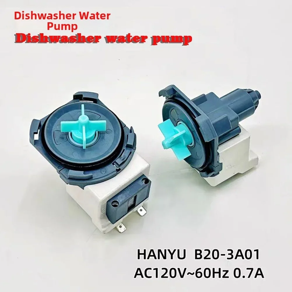 

Мотор-насос для слива воды в посудомоечной машине HANYU B20-3A01 AC120V 60Hz 0.7A, запасная часть для кухонной техники