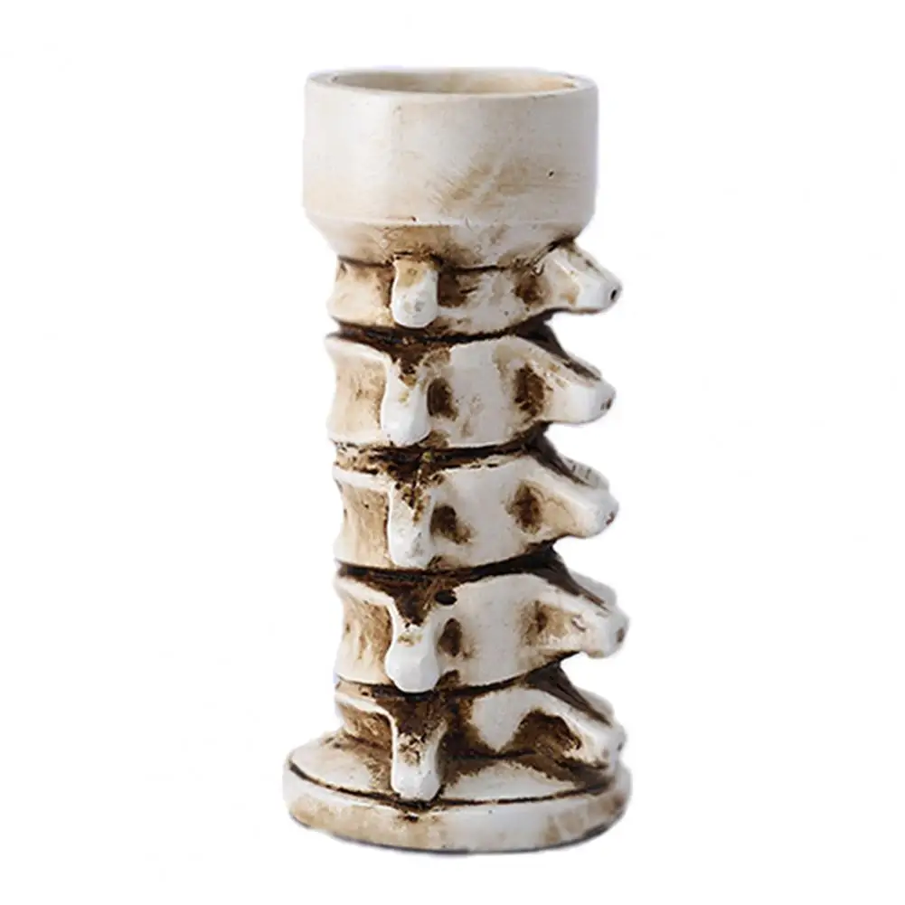 Schedel Kaarshouder Spooky Halloween Kaarshouder met Hars Skelet Hand Schedel Decor Theelichtje Stand voor Spooky Feestartikelen