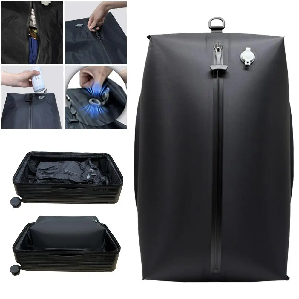 Travel Vacuum Bag Reusable Storage Bag Folding L/S For Clothing Storage Bag Travel Gym Rafting Luggage Backpack Bag