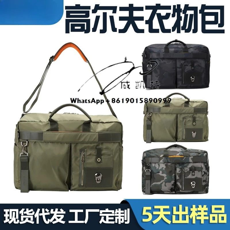 

2025 New Golf Clothing Bag Clothes Bag Portable Camouflage Sports Fitness Bag Large Capacity Short Trip Lightweight