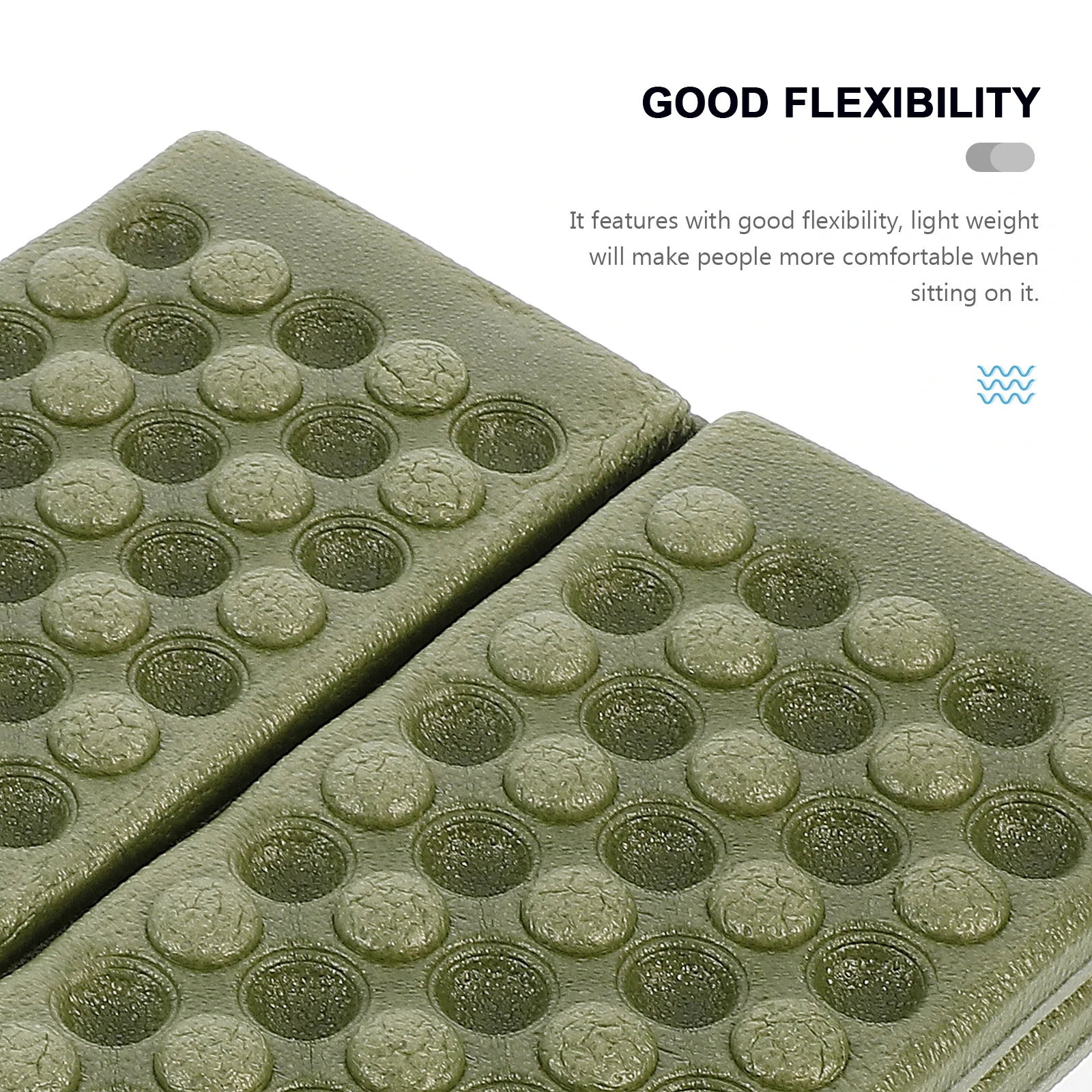 

2 Pcs Foldable Foam Cushion Camping Pillow Outdoor Gadgets Pad Mat Ultralight Sleeping