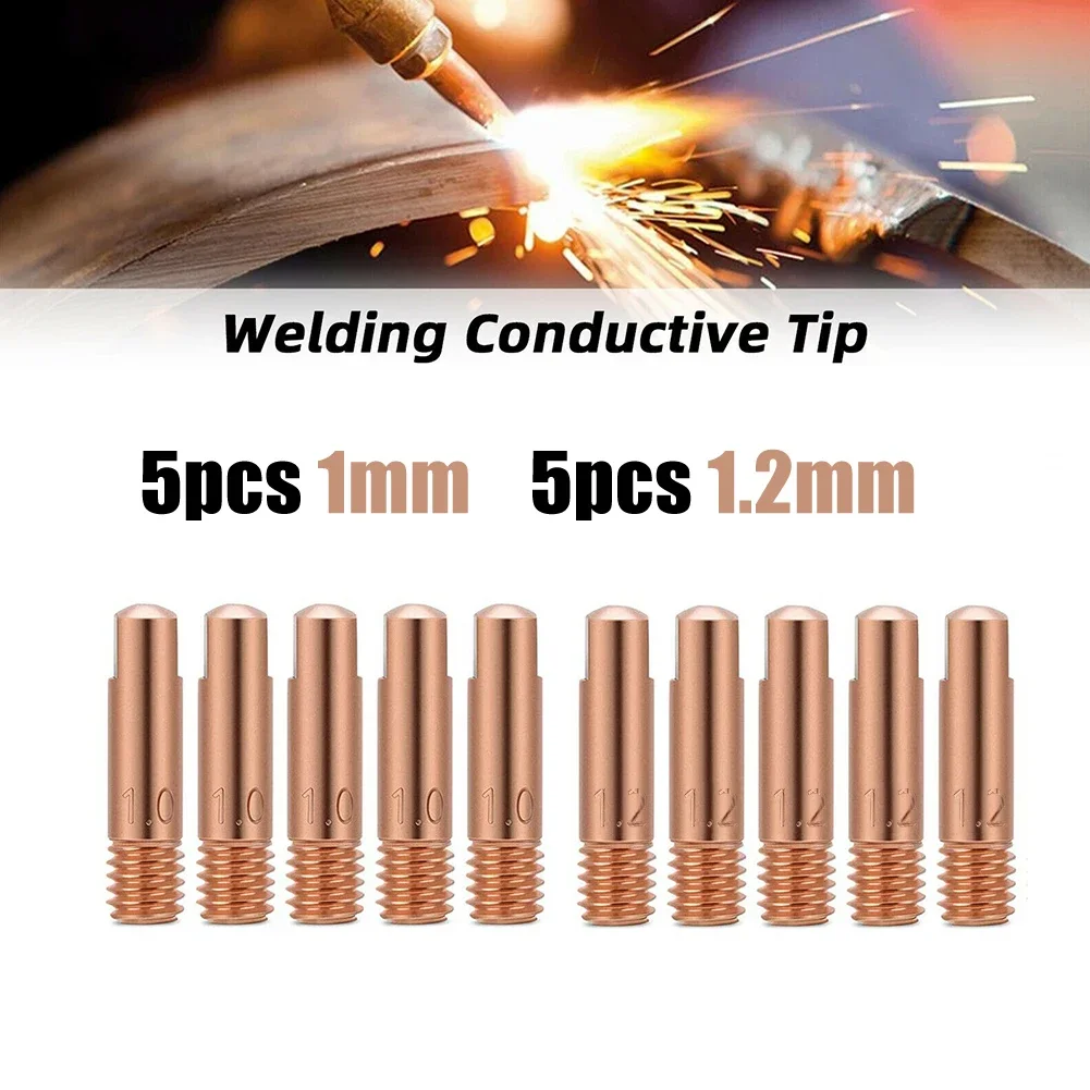 Welding Gas Nozzle 0.8mm&1.0mm&1.2mm 15AK Accessories Aperture Fittings Gas M6*25mm MB-15AK Tips Torch MIG MAG - Detail 1