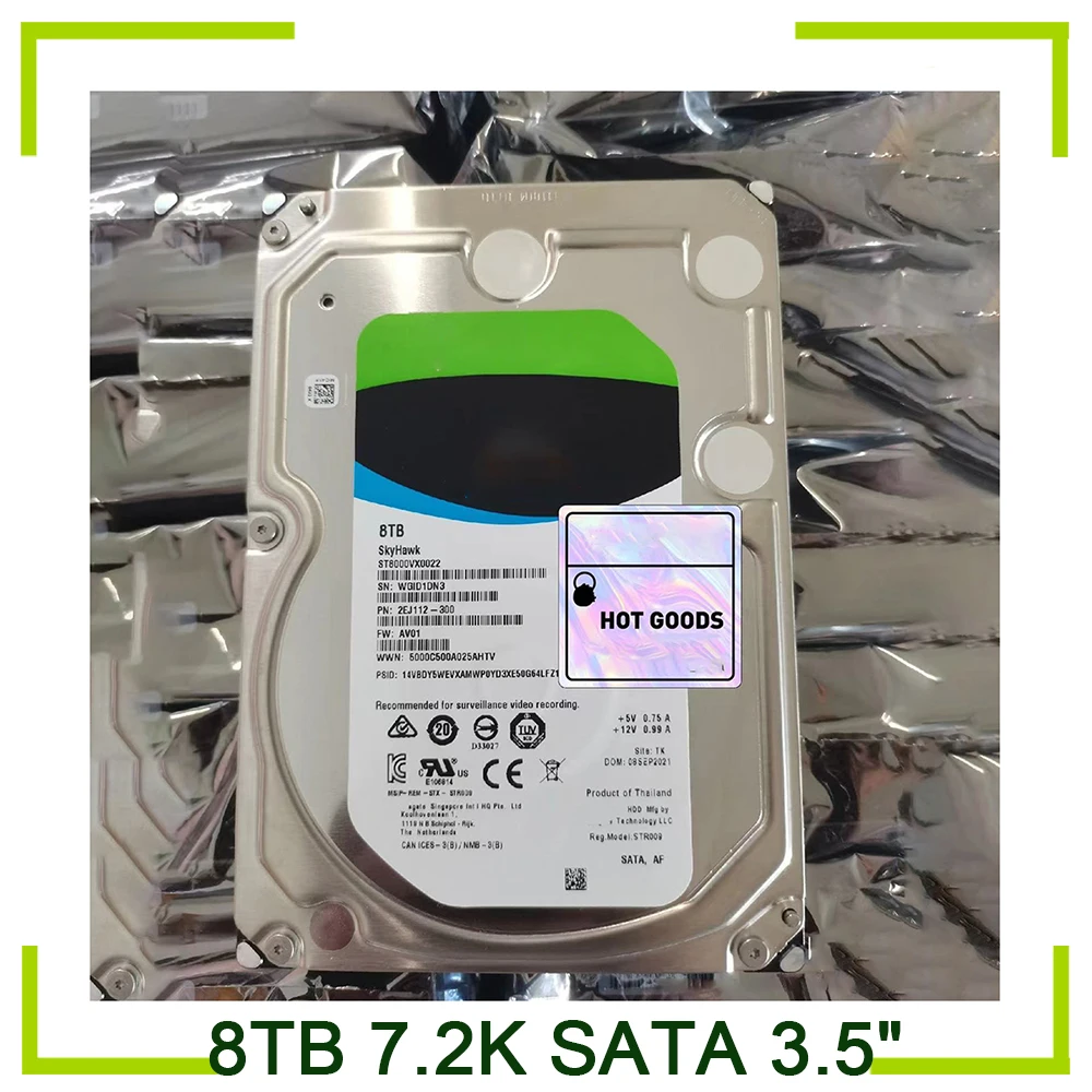 Monitoring Dedicated Hard Disk 8TB 7.2K SATA 3.5