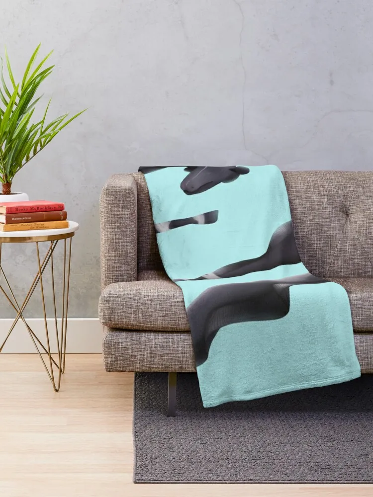 Ghost knife fish Throw Blanket for babies Multi-Purpose Moving Blankets