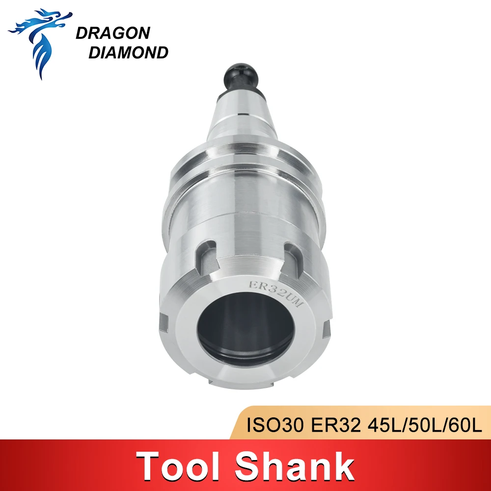 1pc ISO30 ER32 45L 50L 60L high precision balanced woodworing tool holder collet chuck anti rust for CNC lathe machine milling