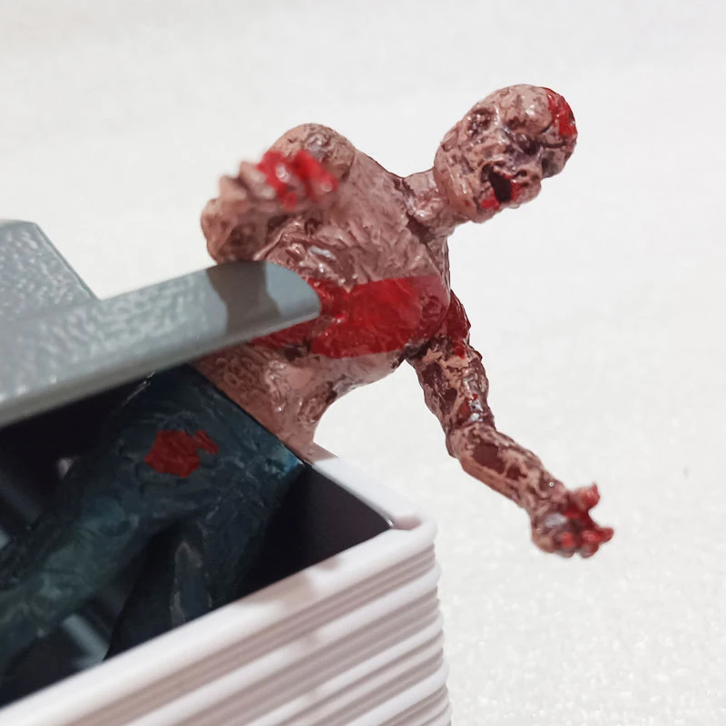 6 قطعة مجموعة كاملة الكرتون الشكل المشي غيبوبة الإرهاب جثة الرعب الميت تمثال لعبة مجسمة هدية للطفل طفل صبي فتاة الكبار