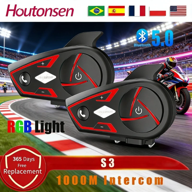 Houtonsen S3 Helmet Bluetooth  - огляд і ціна Intercom Headset Helmet