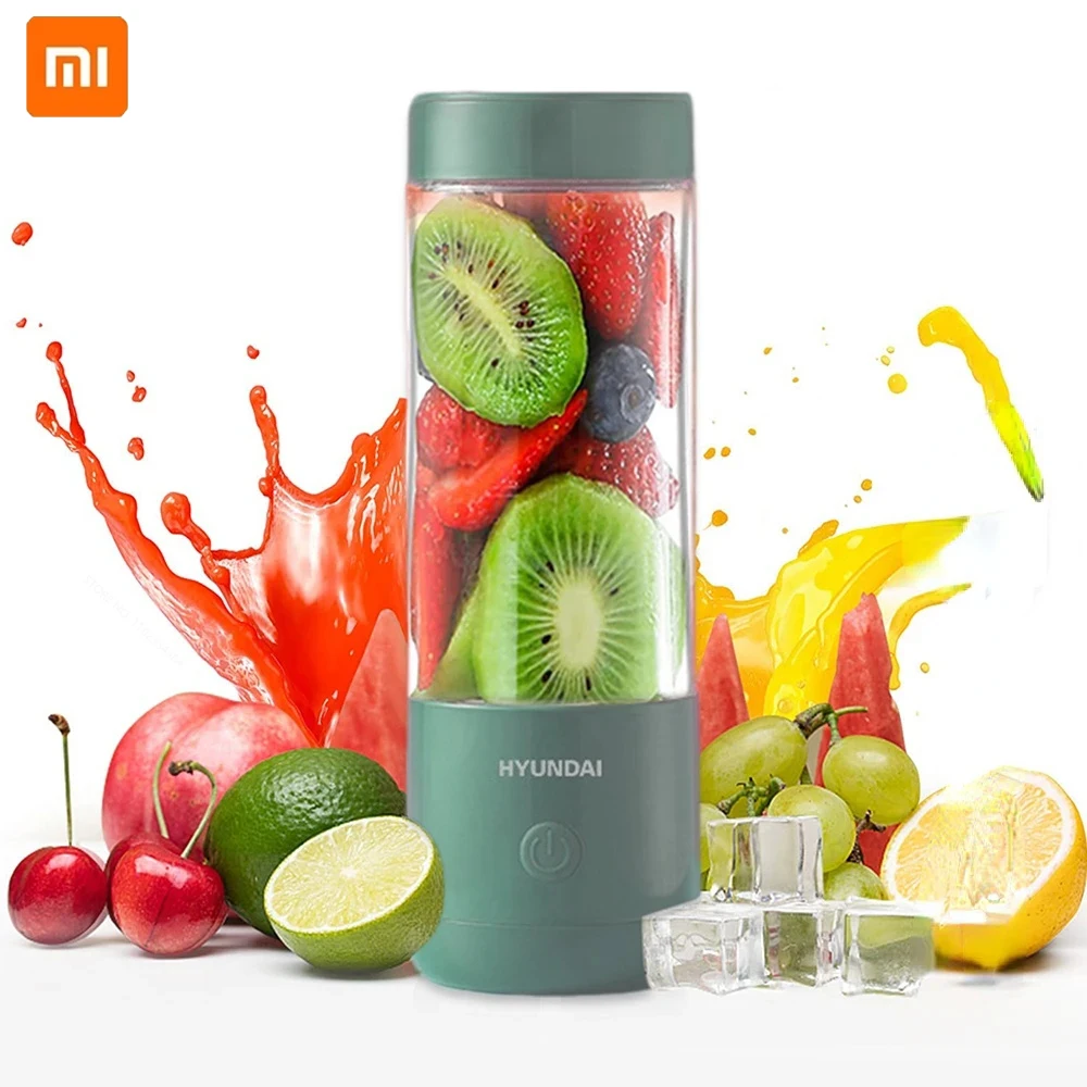 Xiaomi Rechargeable Portable Electric Juicer Blender Smoothies Shake Cup Usb Personal Mini Mixer Fresh Fruit Juice Machine Blend