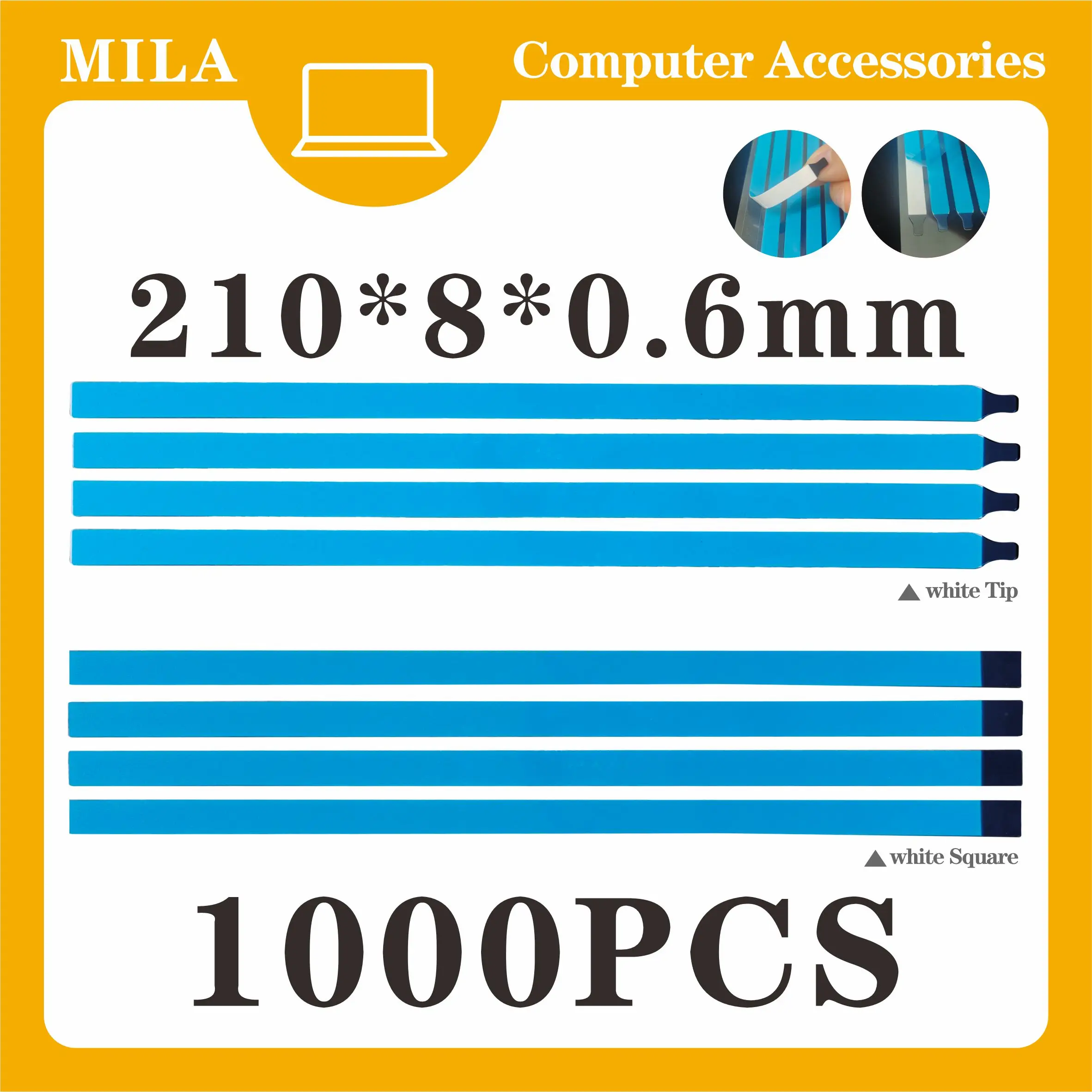 1000 easy to pull tape for laptop LCD screen disassembly easy to pull glue 210mm DIY notebook modification easy to pull glue