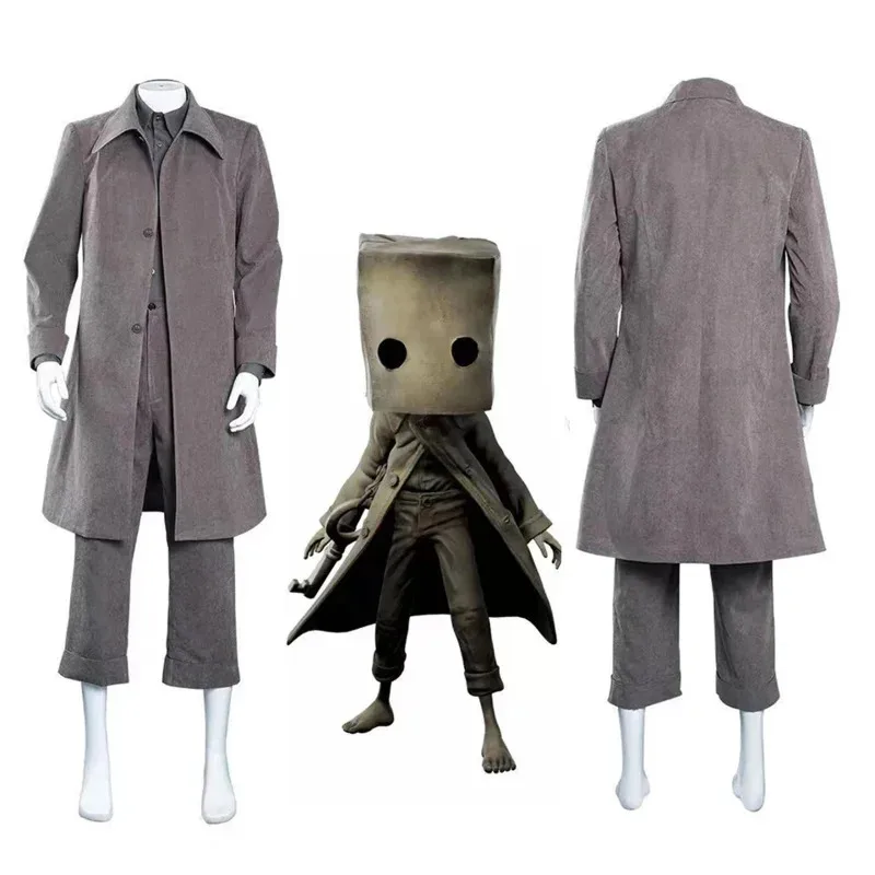 Костюмы для косплея «Маленькие кошмары», 2, монопальто, униформа, одежда для выступлений для взрослых, плащ на Хэллоуин, карнавал, сцена, выступление вручения Костюмы для косплея «Маленькие кошмары», 2, монопальто, униформа, одежда для выступлений для взрослых, плащ на Хэллоуин, карнавал, сцена, выступление вручения