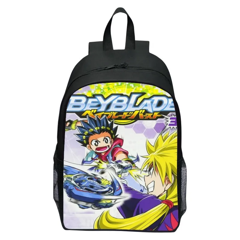 حقيبة ظهر للأطفال ثلاثية الأبعاد مقاس 16 بوصة Beyblade Buttst القتالية الدوران حقيبة المدرسة الابتدائية حقيبة ظهر لرياض الأطفال #6