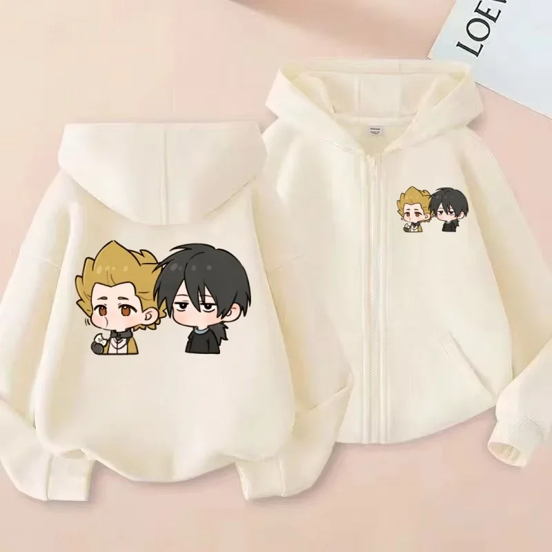 سويت شيرت بسحاب للأطفال، هوديي مطبوع عليه رسوم متحركة Q-إصدار الرسوم المتحركة، قميص عصري كاجوال للرجال والنساء #2