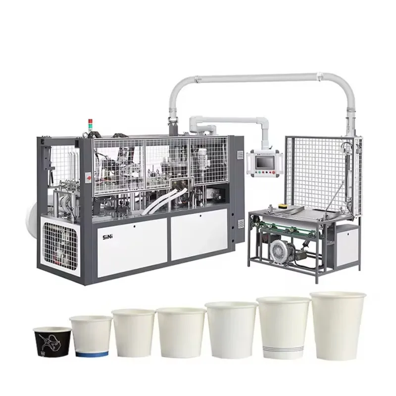 High Speed Automatic Paper Bowl Forming Machine 9oz Disposable Coffee Tea Double Wall Paper Cup Making Machine