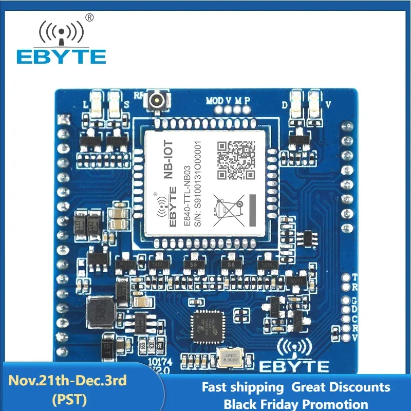 TTL UART Interface AT Commands B8 NB-IOT Module Narrowband Support Cloud Platform IPEX Antenna EBYTE E840-TTL-NB03