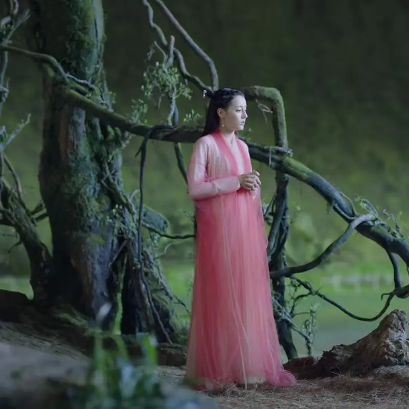 FengJiu Costume da principessa femminile fata volpe per TV gioca amore eterno del sogno Costume Folk cinese antico Costume da donna Hanfu