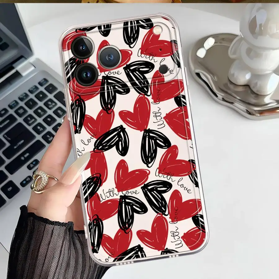 حافظة لهاتف آيفون 7 8 16 15 14 Plus XR 13 12 11 Pro MAX 17 Air 12 Mini 16e غطاء هاتف ناعم #3