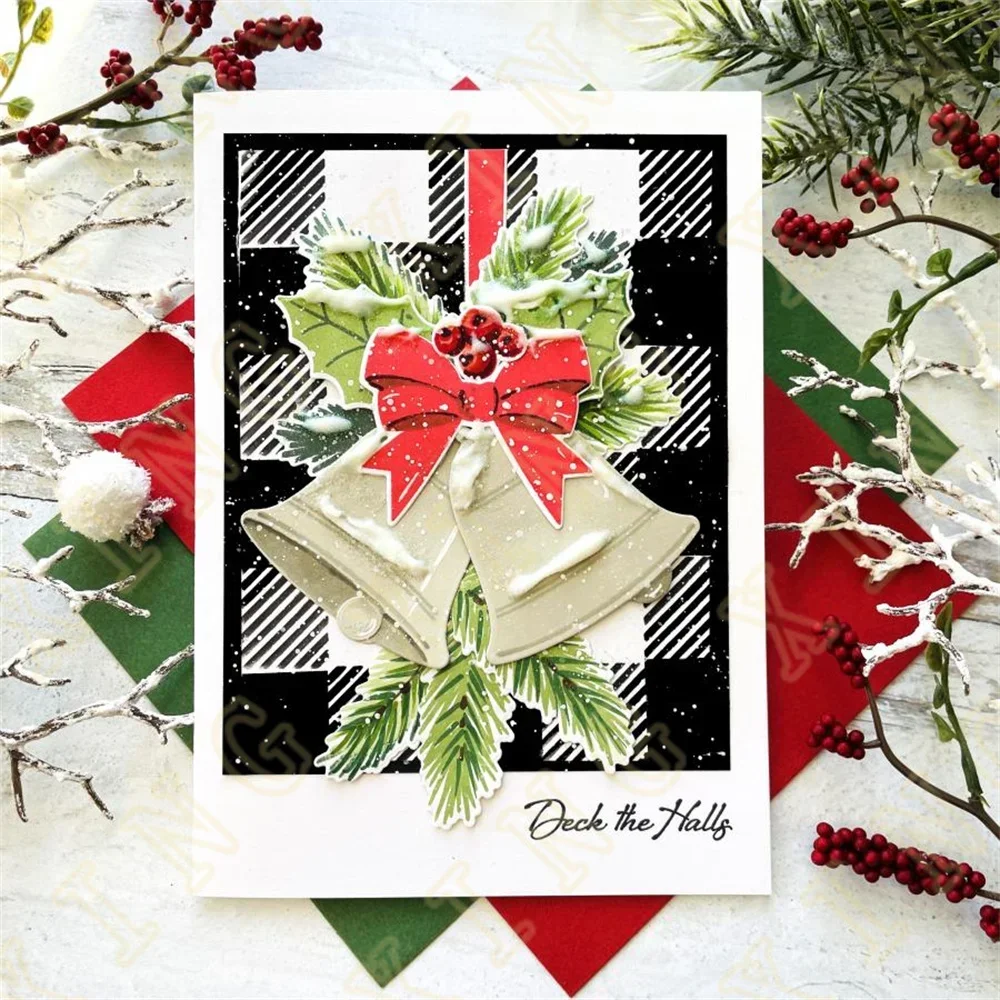 Vintage Holiday Flair Metal Cutting Dies and stamps DIY Scrapbooking Card Stencil Paper Cards Handmade Album Stamp Die Sheets view 2