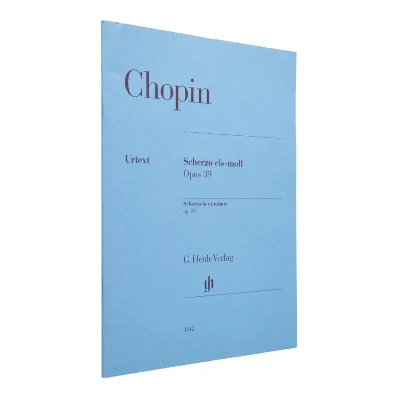 

HN1342 Chopin Scherzo C Sharp Minor Op 39 Mullemann Norbert G Henle Verlag 9790201813424 Book