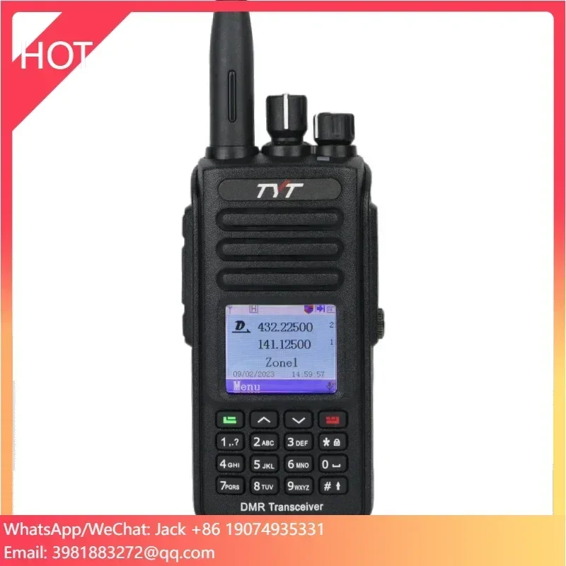 TYT MD-390 AES Encryption Wireless Handheld Digital Walkie Talkie IP67 Waterproof 3000 Channel Dual Band 10W TYT MD-UV390 Radio