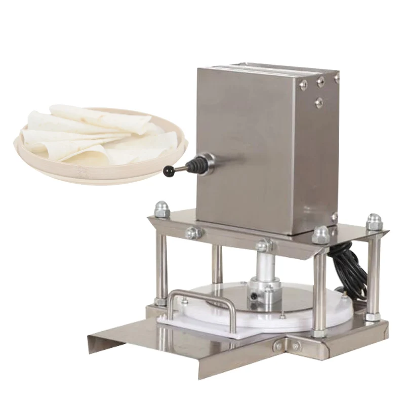 

Household Electric Pizza Dough Pastry Press Machine Commercial Pizza Pressing Roller Sheeter Pancake Press Machine