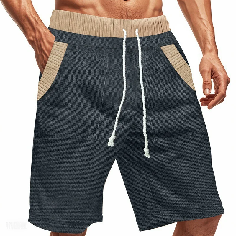 

Men Summer American Heavyweight Battle Shorts Hip Hop High Street Streetwear Shorts Casual Loose Sports Fitness Running Shorts