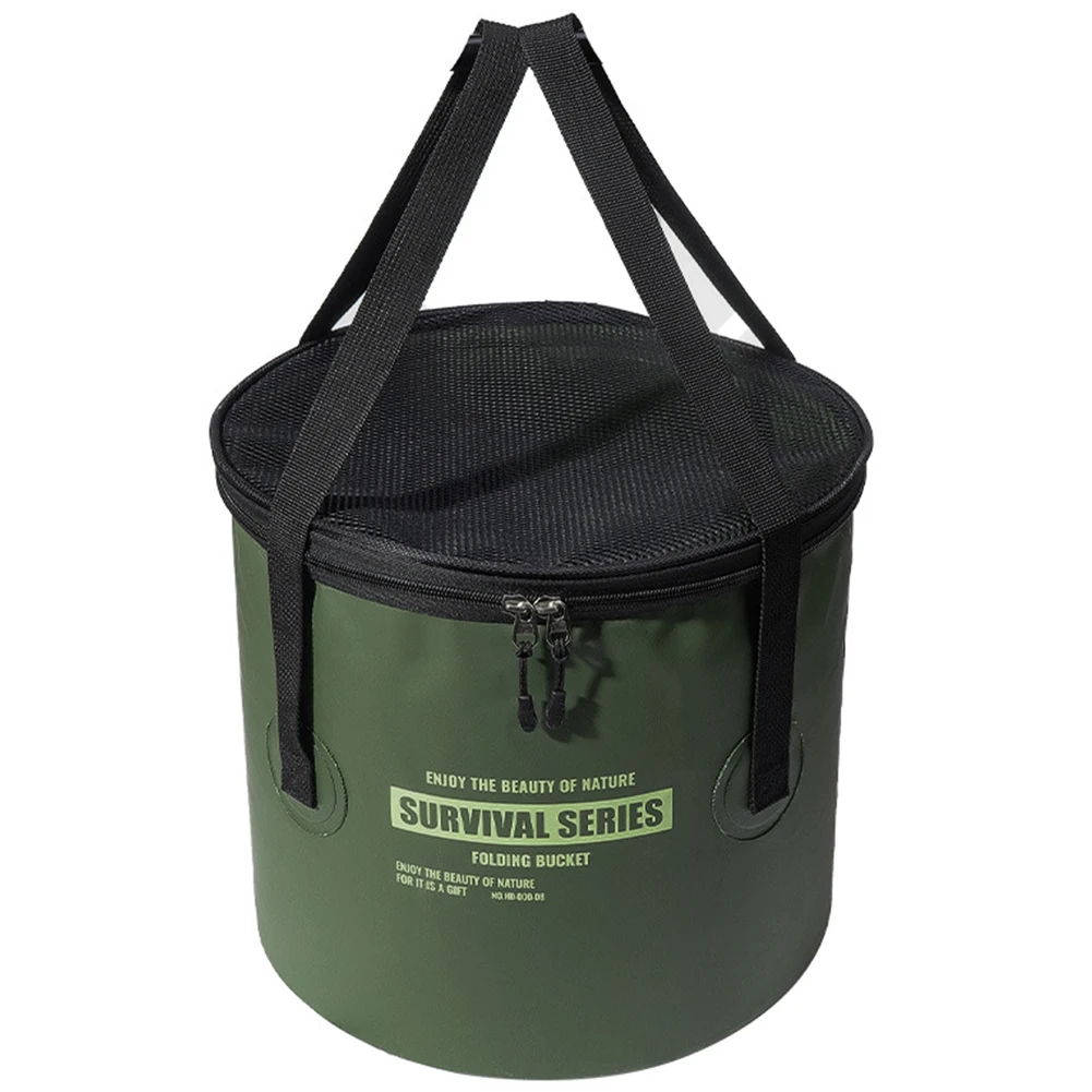 Collapsible Bucket 22L Collapsible Bucket Camping Water Bucket Folding Storage Container With Handle For Camping Hiking Fishing