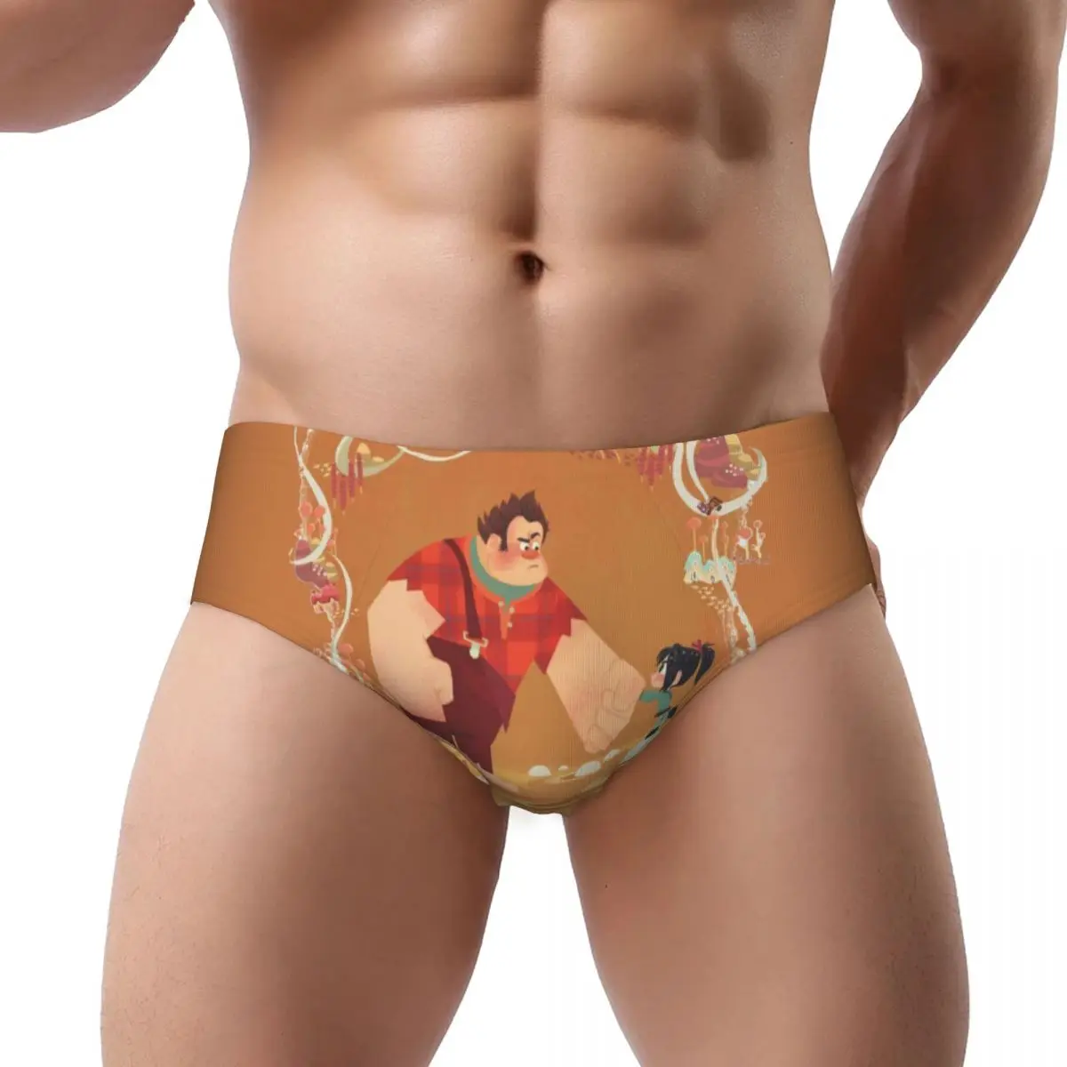 Custom Wreck-It Ralph Movie Anime Brief Panties Women's Comfort Stretch Underwear