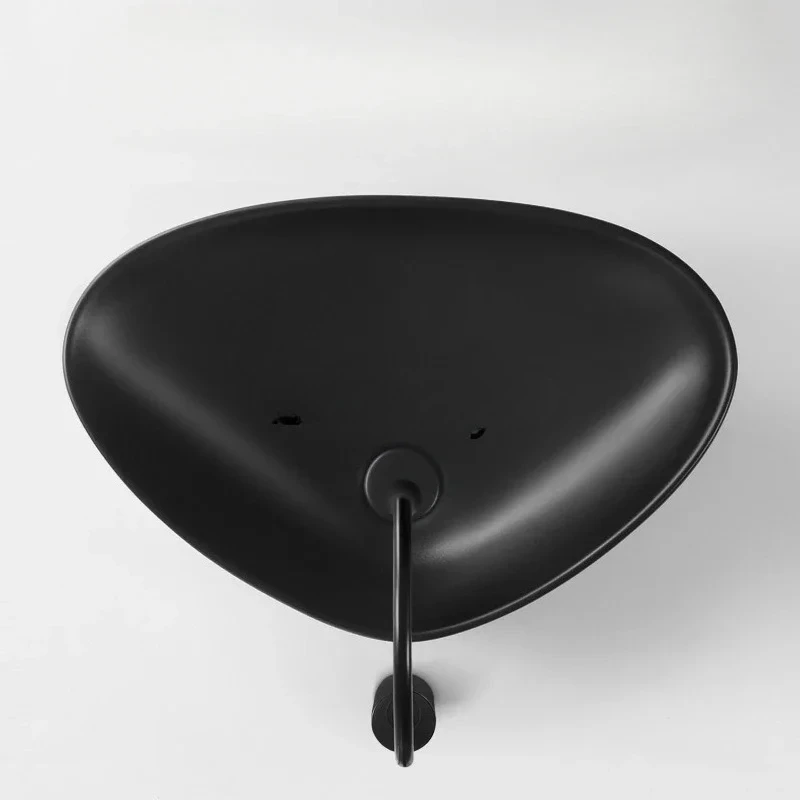 

SS Bathroom washbasin triangle table size washbasin balcony hand washing ceramic toilet washbasin pool