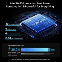 BMAX B3 Pro Windows 11 PC Intel N4500 8GB RAM 256GB SSD HDMI USB Dual Band Wi-Fi Obsługuje 4K@60Hz Intel HD Graphics mini pc 6