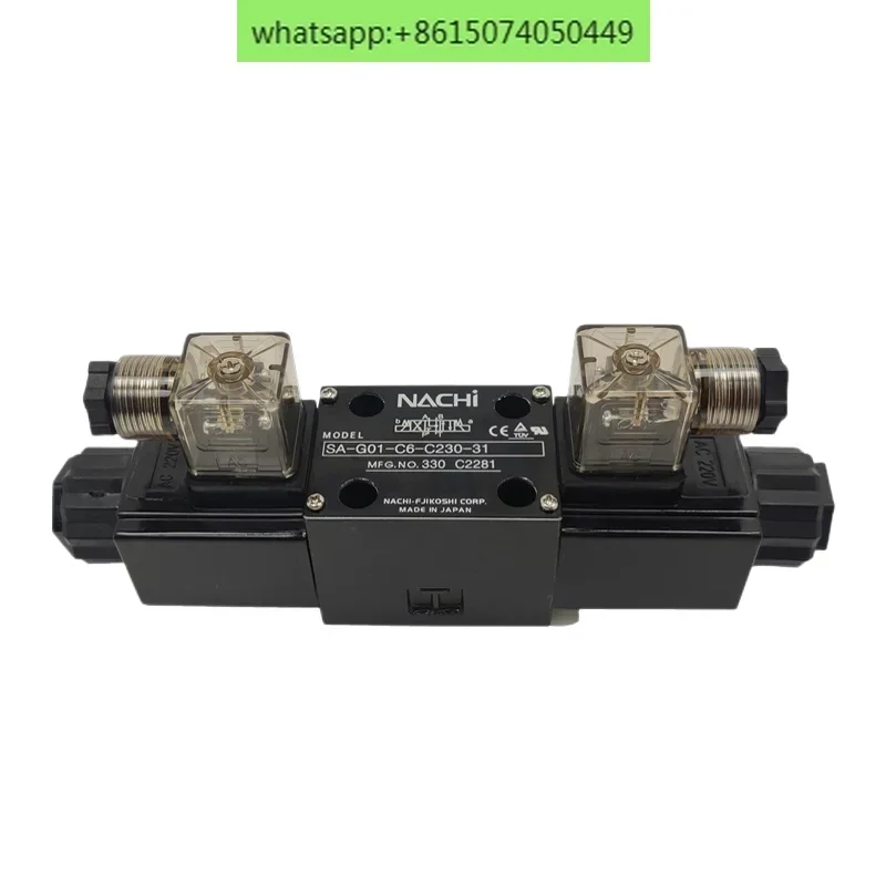 NACHI Fujikoshi solenoid valve、 SS-G01-C6-GR-D2-31 solenoid directional valve； hydraulic valve check valve’