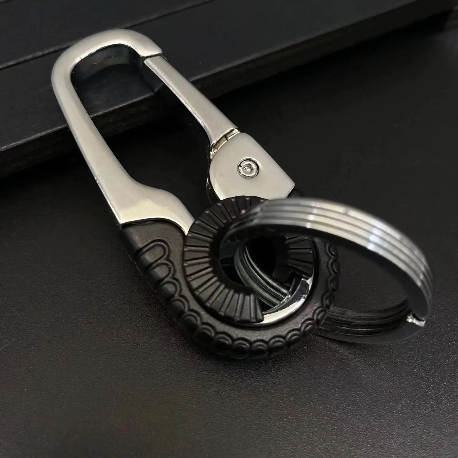 Sleutelhanger Voor Mannen Van Roestvrij Staal Met Haak Outdoor Karabijnhaak Klimmen Sleutelring Accessoires Stevige Riemclip sleutelhanger heren roestvrij staal sleutelhanger sleutelring sleutelclip