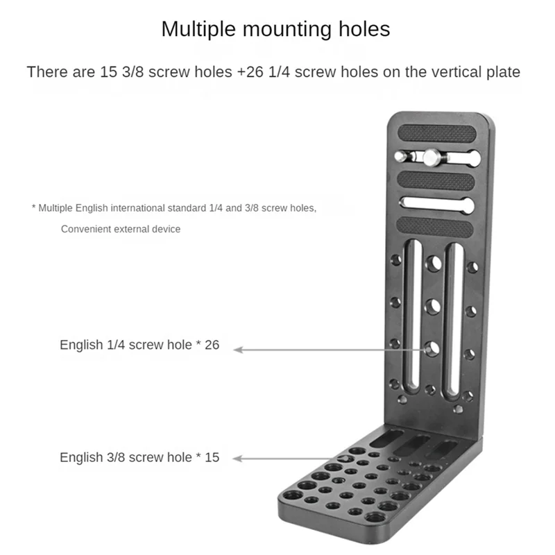 VO-For Ruyi S Stabilizer لوحة الإفراج السريع العالمي L-شكل لوحة الرماية العمودية SLR ترايبود أجزاء لوحة الرأس الهيدروليكية