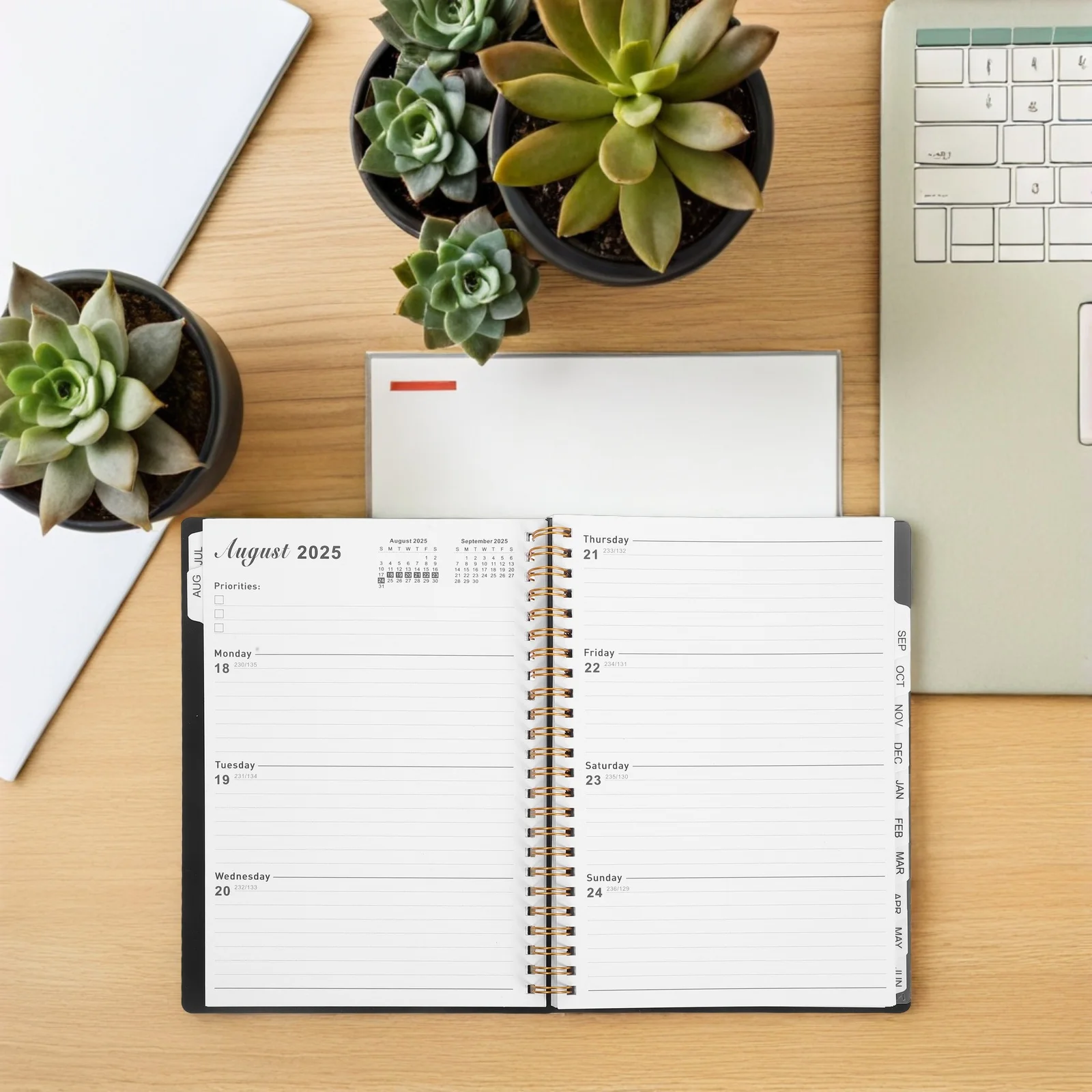 

A5 Weekly Planner 2026: Twin-Wire Bound Monthly Calendar Daily Organizer Notebook For Work Study Habit Tracker Journal Schedule