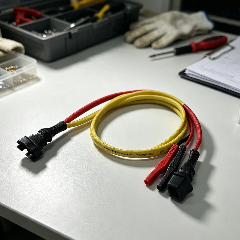 HT301 Automotive Oscilloscope Test Leads 2-Pin, Direct Sensor Connection For Waveform Signal Detection & Analysis