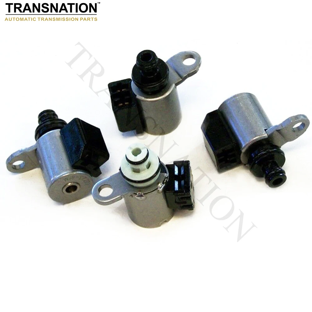 Transnation JF011E RE0F10A CVT Auto Transmission Solenoid Valve Kit 4 PCS/SET Fit For MITSUBISHI NISSAN TEANA  033420N-QX