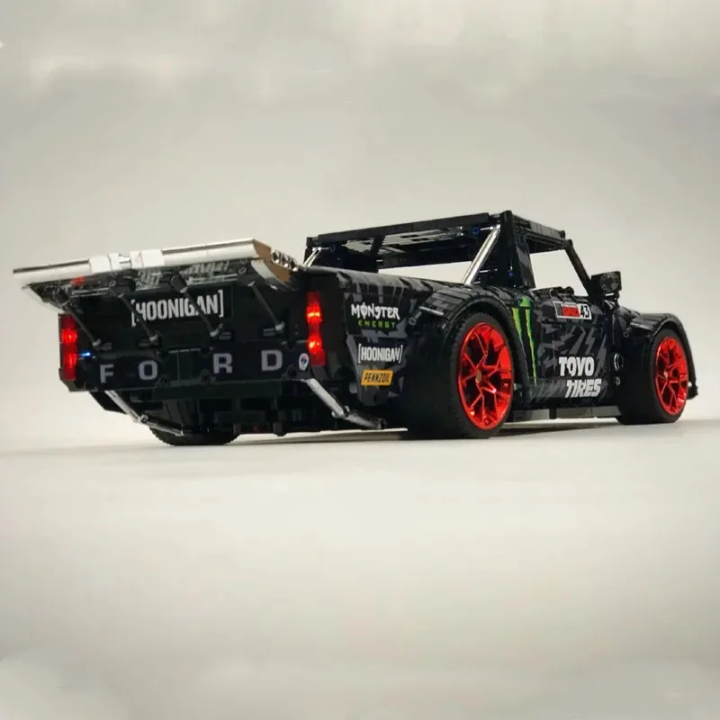 New 1:8 Remote Control Working V8 Engine Supercar Model F-150 Fit MOC-34316 Building Blocks Kids Educational Toys Birthday Gift