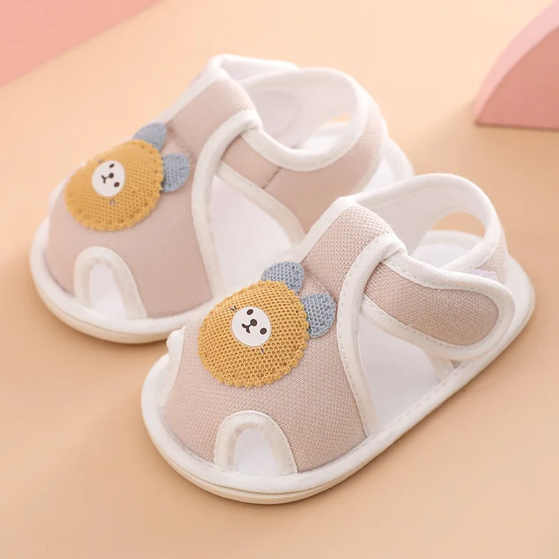 Summer Baby Shoes Breathable First Walkers Non-Slip Infant Indoor Sneakers Boy Girl Kid Sandals Soft Sole Lightweigt Shoe A1109