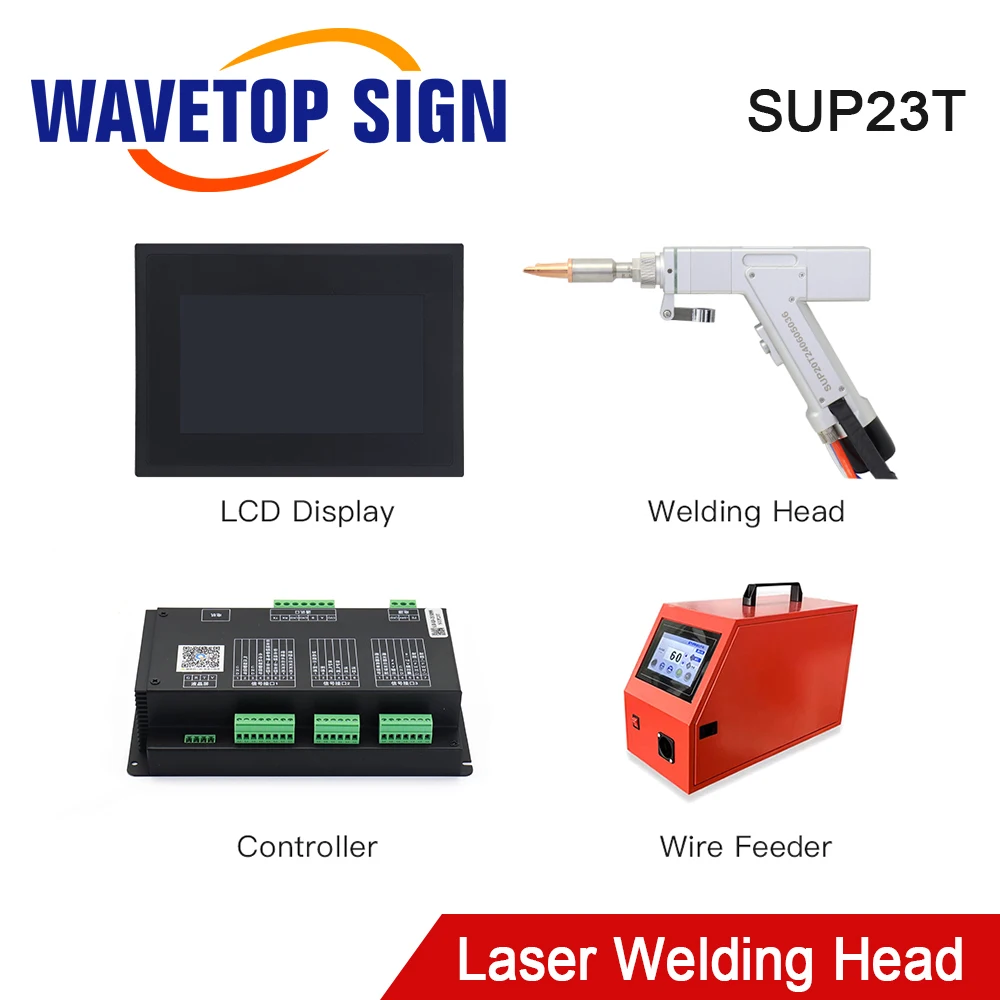 

WaveTopSign CQWY SUP23T Fiber Laser Welding Head SUP-AFM-A Wire Feeder Replace SUP20T for Fiber Laser Welding Machine
