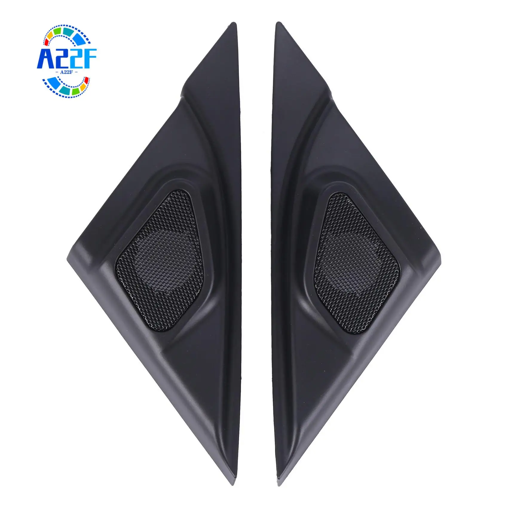 A22F-Car Front Column Triple-Cornered Bracket Tweeter Cover For Mazda 3 BK 2007-2014