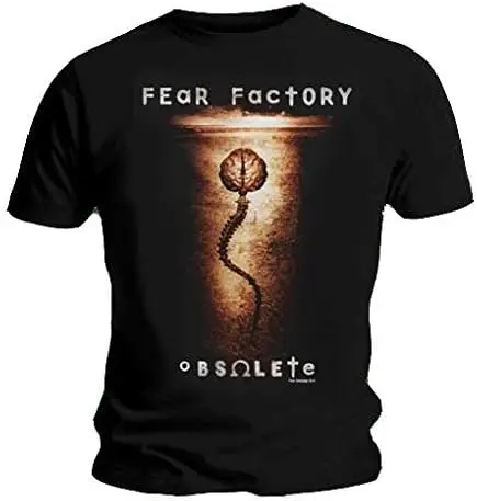 Men's Official T Shirt Fear Factory Album Cover Obsolete