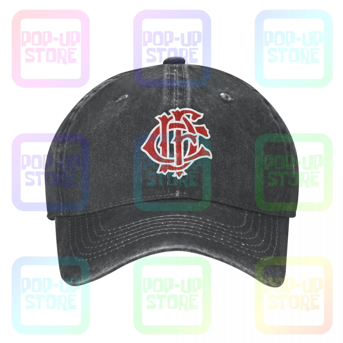 Chicago Fire Department Cfd As Seen On Tv Washed Denim Baseball Cap Trucker Hats Novelty Adjustable