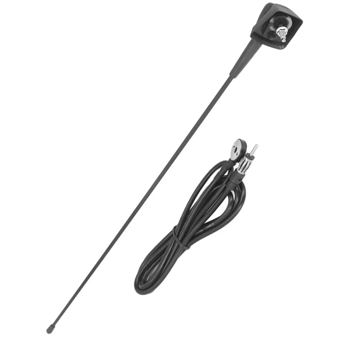 Antena de techo de base cuadrada de 17 pulgadas y soporte con cableado para Peugeot 106 205 206 306 307 309 406 806