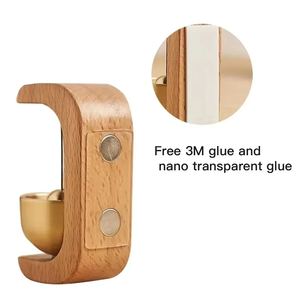 Decorative Wind Bell  Hanging Decorations Japanese Wooden Wind Chimes Wireless Doorbell Entrance Door Bell for Home Opening