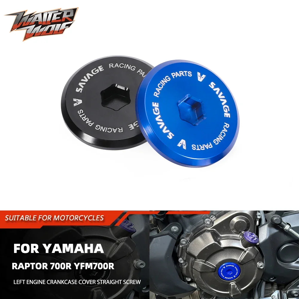 Engine Crankcase Cover Straight Screw For Yamaha FJ09 FZ07 FZ09 MT07 MT09 Tenere 700 Tracer 900 9 GT XSR 700 900 YZFR7 Bolt Plug