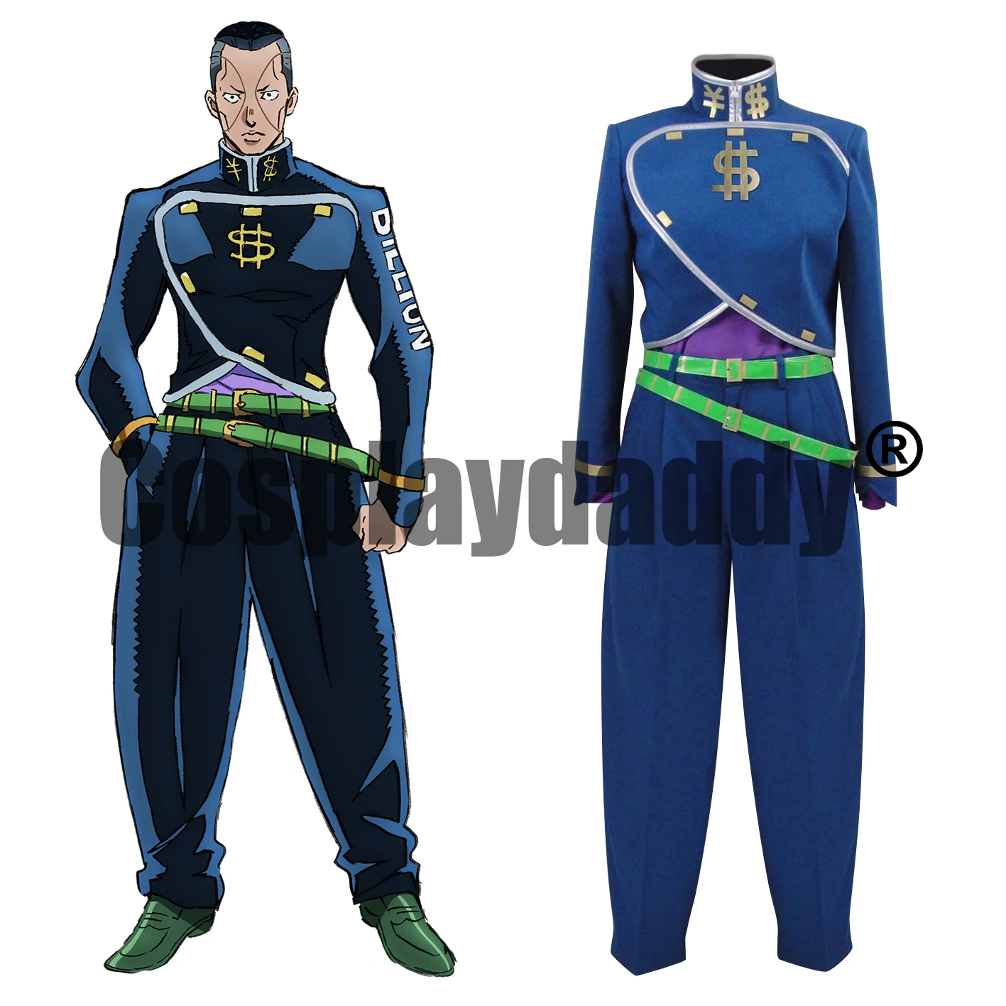 

JJBA Part 4 Diamond is Unbreakable Okuyasu Nijimura Cosplay Costume Anime Manga Uniform Outfit