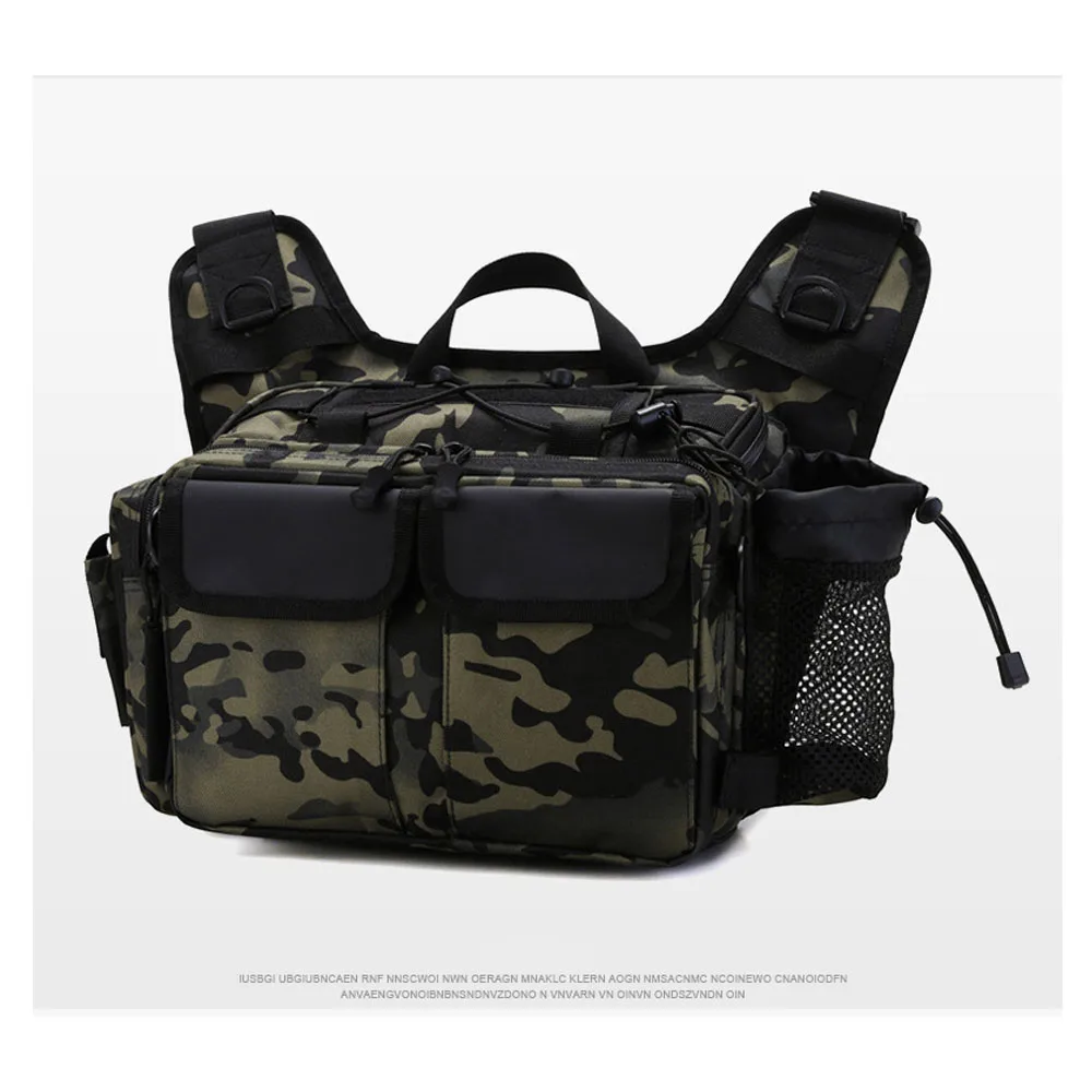 

Luya Multifunctional Waist Bag, Fishing Backpack with Crossbody Gear, Fishing Rod Bag, Outdoor Sports, Leisure Storage Pouch