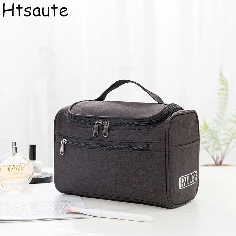 

Unisex Traveling Cosmetic Bag Large Capacity Zipper Makeup Bags Oxford Travel Toiletry Bag Cosmetics Organizer Storage Pouch