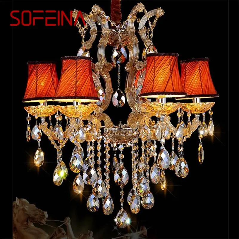 

SOFEINA European Style Chandelier Lamp Modern Luxury Pendant Light LED Fixtures for Home Villa Hall Meeting Room Bedroom