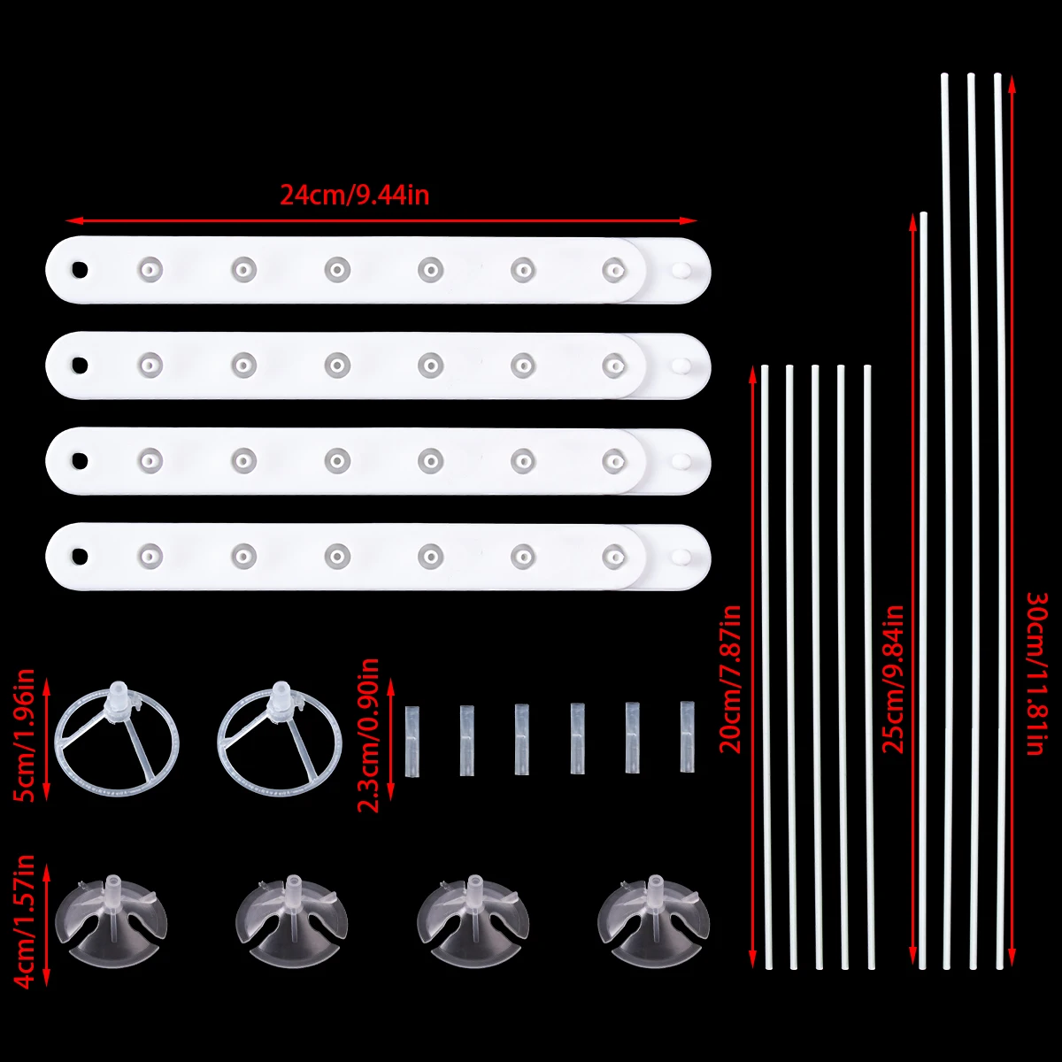 풍선 스탠드 세트 플라스틱 풍선 지지대 풍선 거치대, 풍선 스틱 튜브 세트, 결혼식 생일 파티 장식, 베이비 샤워, 신제품